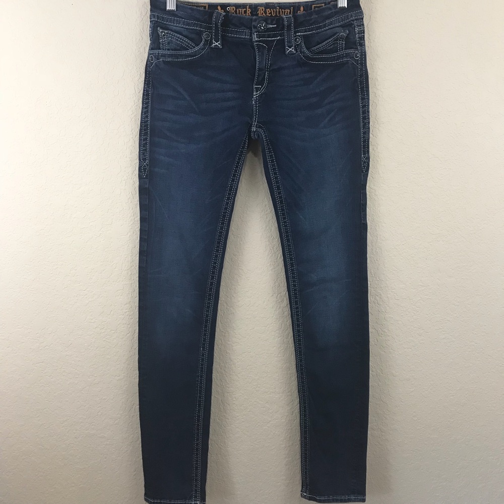 💣 Rock Revival Pearl Skinny Jeans 29x32